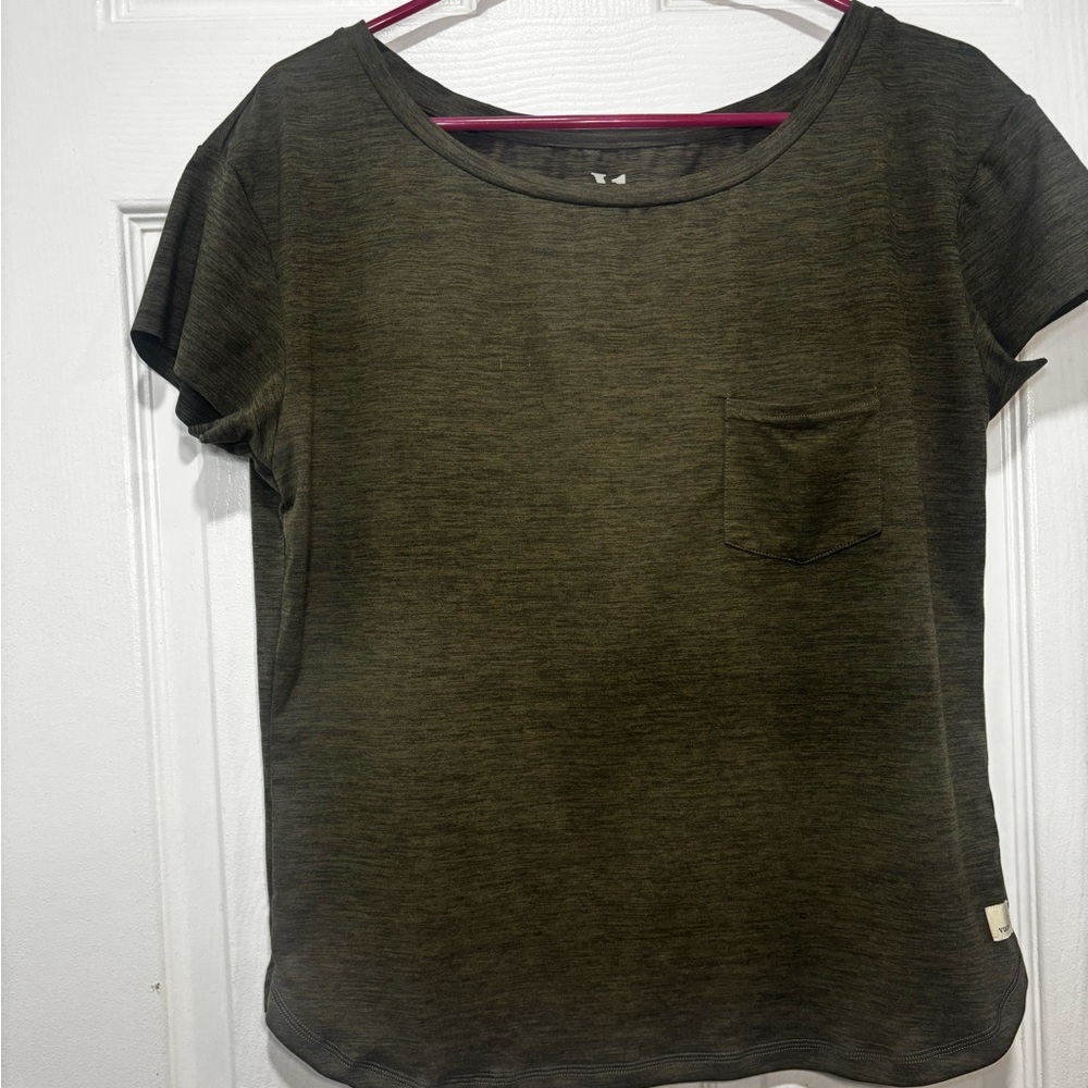 Vuori Dark Olive Short Sleeve Tee